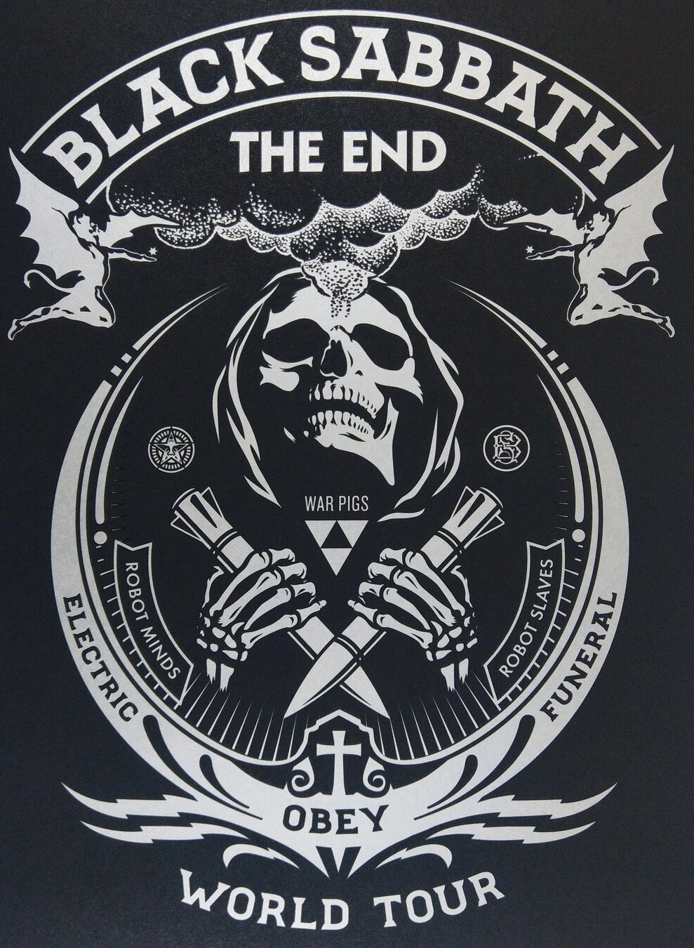 Black Sabbath The End Washed Unisex T-Shirt