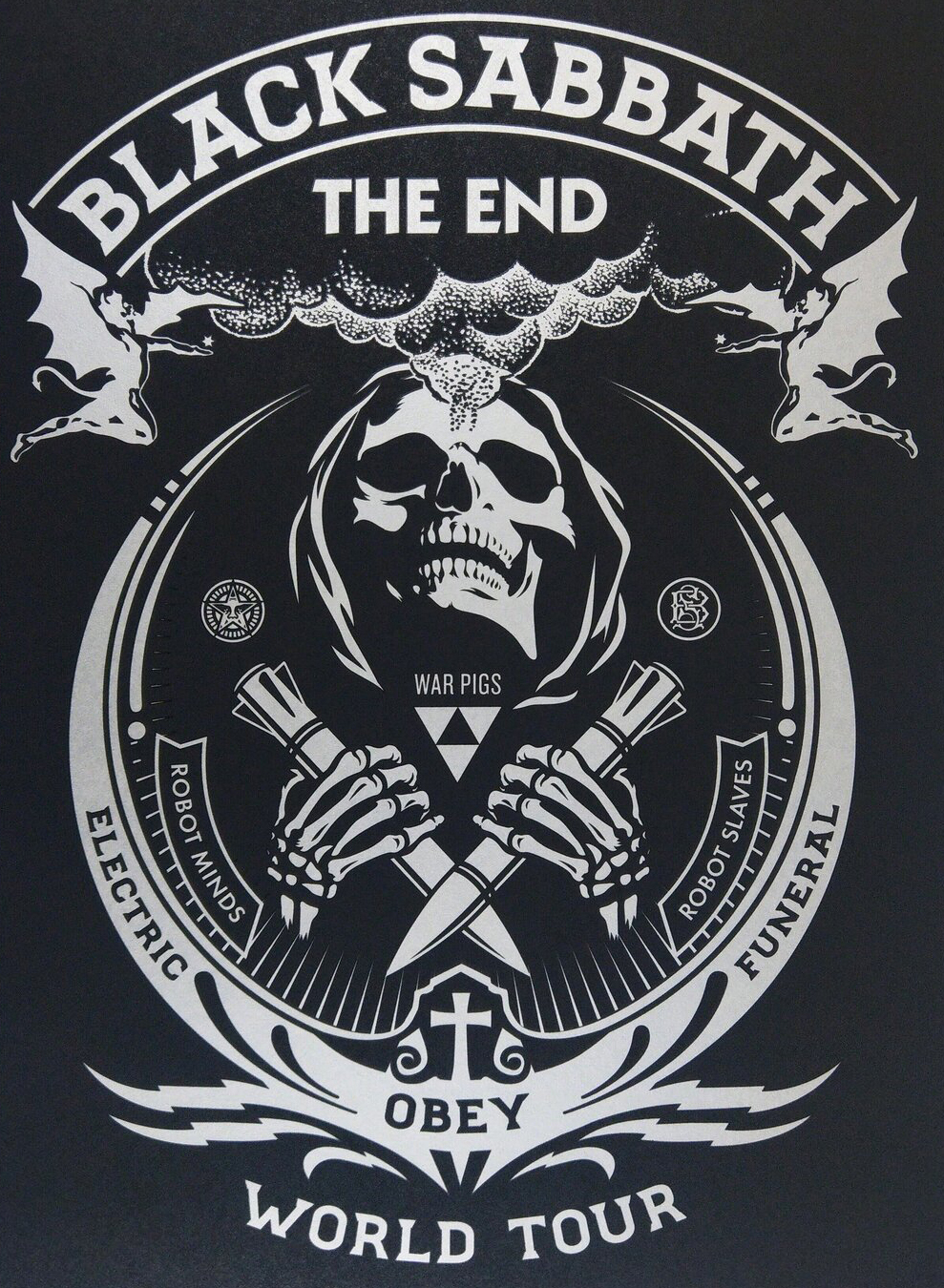 Black Sabbath The End Washed Unisex T-Shirt