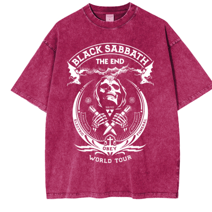 Black Sabbath The End Washed Unisex T-Shirt