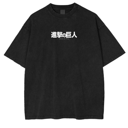 Eren Yeager Attack On Titan Washed Unisex T-Shirt