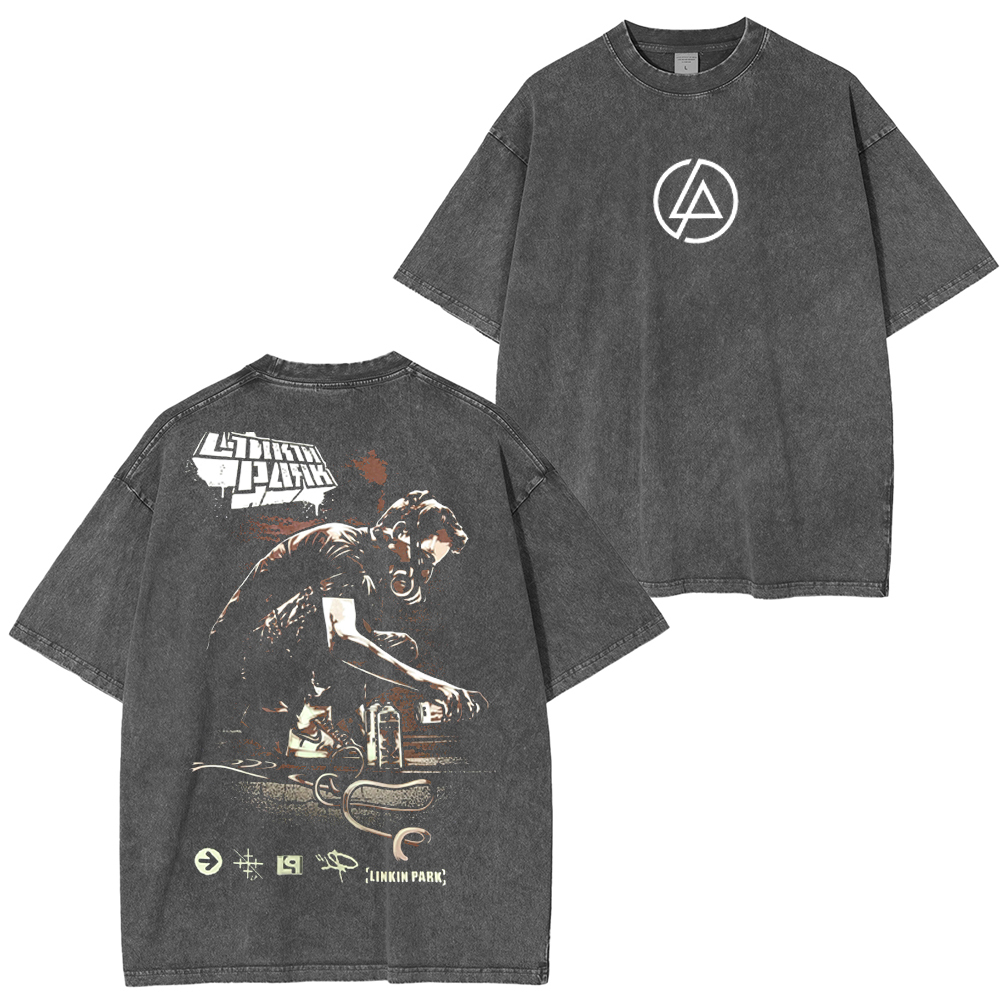  Linkin Park Washed Unisex T-Shirt