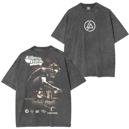  Linkin Park Washed Unisex T-Shirt