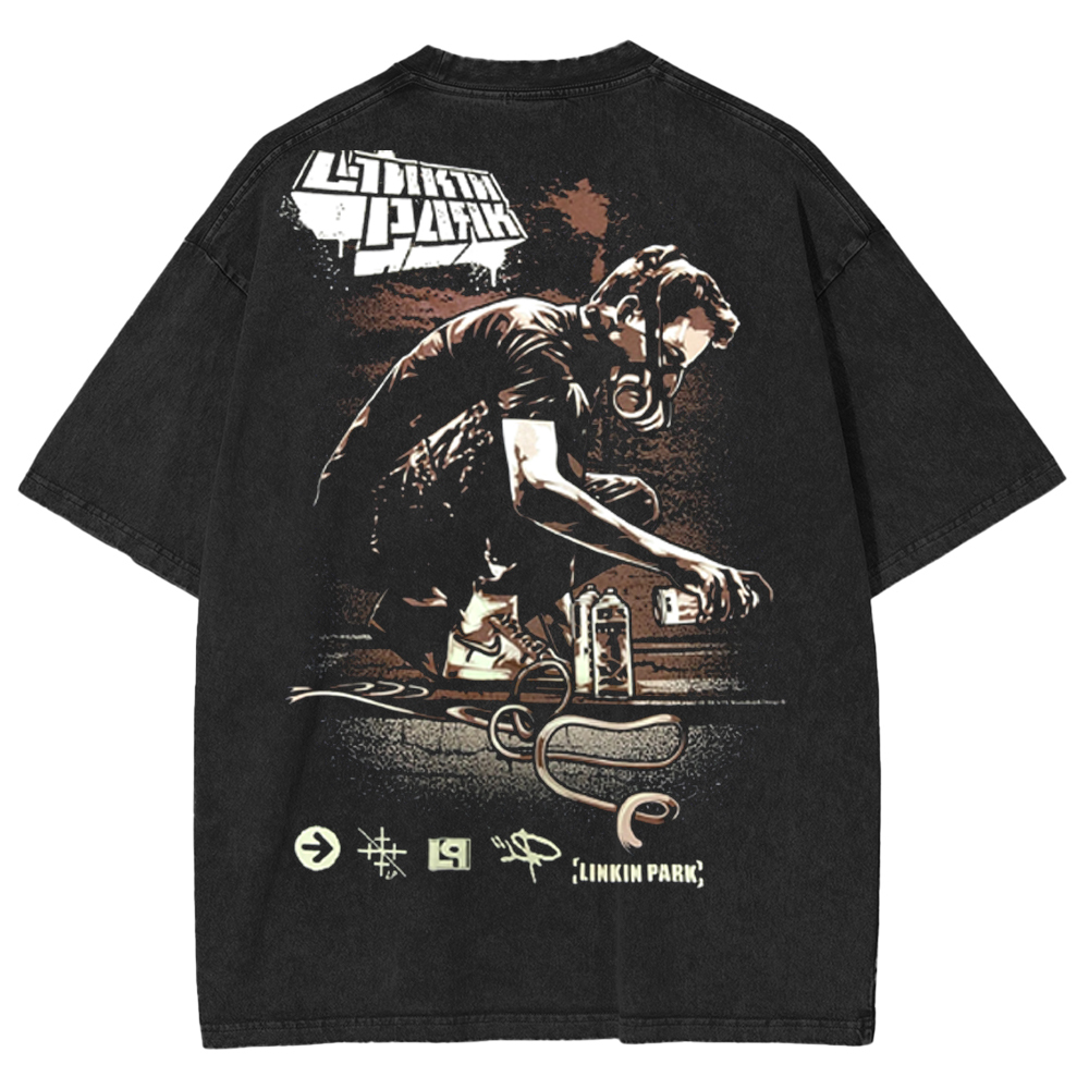  Linkin Park Washed Unisex T-Shirt