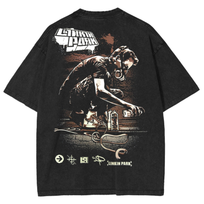  Linkin Park Washed Unisex T-Shirt
