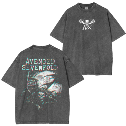 Avenged Sevenfold Band Washed Shirt