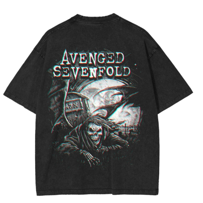 Avenged Sevenfold Band Washed Shirt