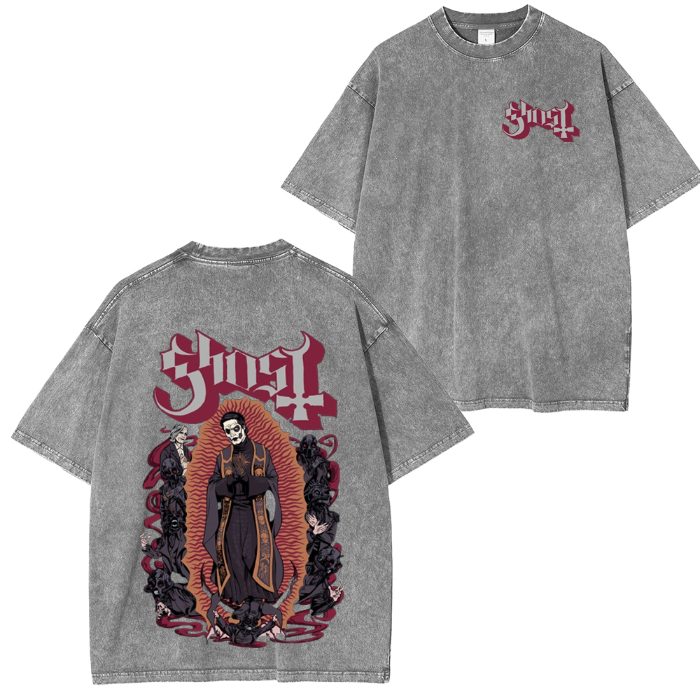Ghost Band World Tour 2025 Washed Unisex T-Shirt