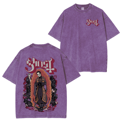 Ghost Band World Tour 2025 Washed Unisex T-Shirt
