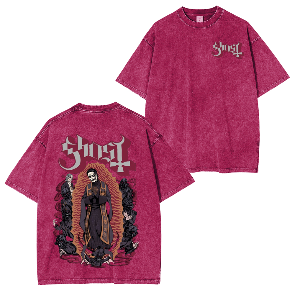 Ghost Band World Tour 2025 Washed Unisex T-Shirt