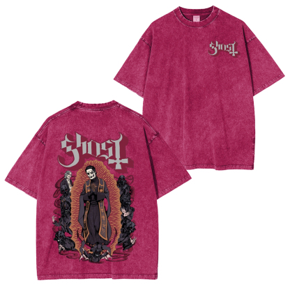 Ghost Band World Tour 2025 Washed Unisex T-Shirt