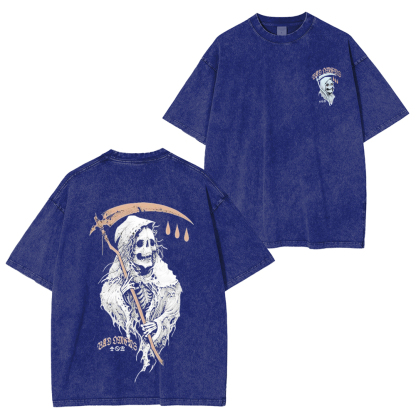 Death Spitter Bad Omens Heavy Metal Washed Unisex T-Shirt