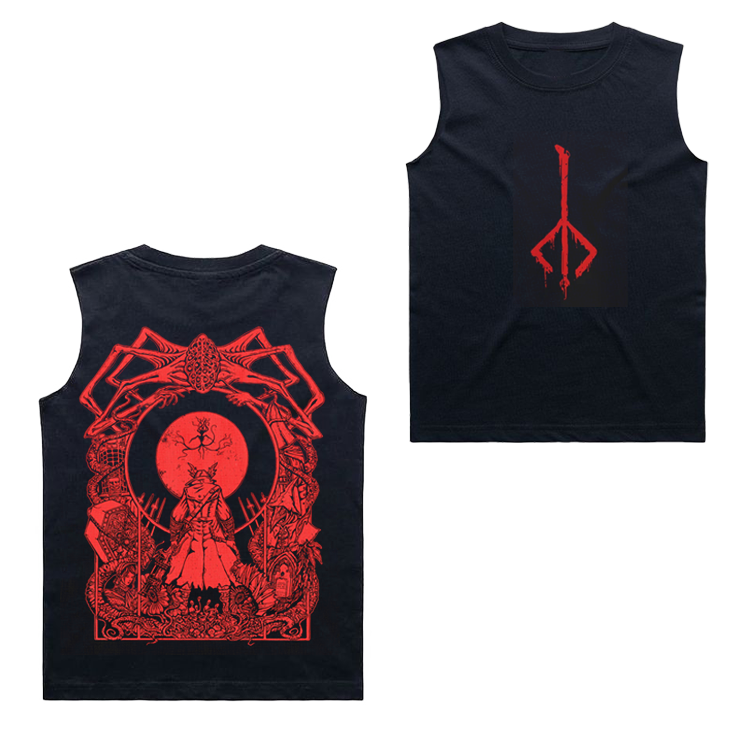 Bloodborne Blood Moon Hooded Tee/Sweatshirt/Hoodie