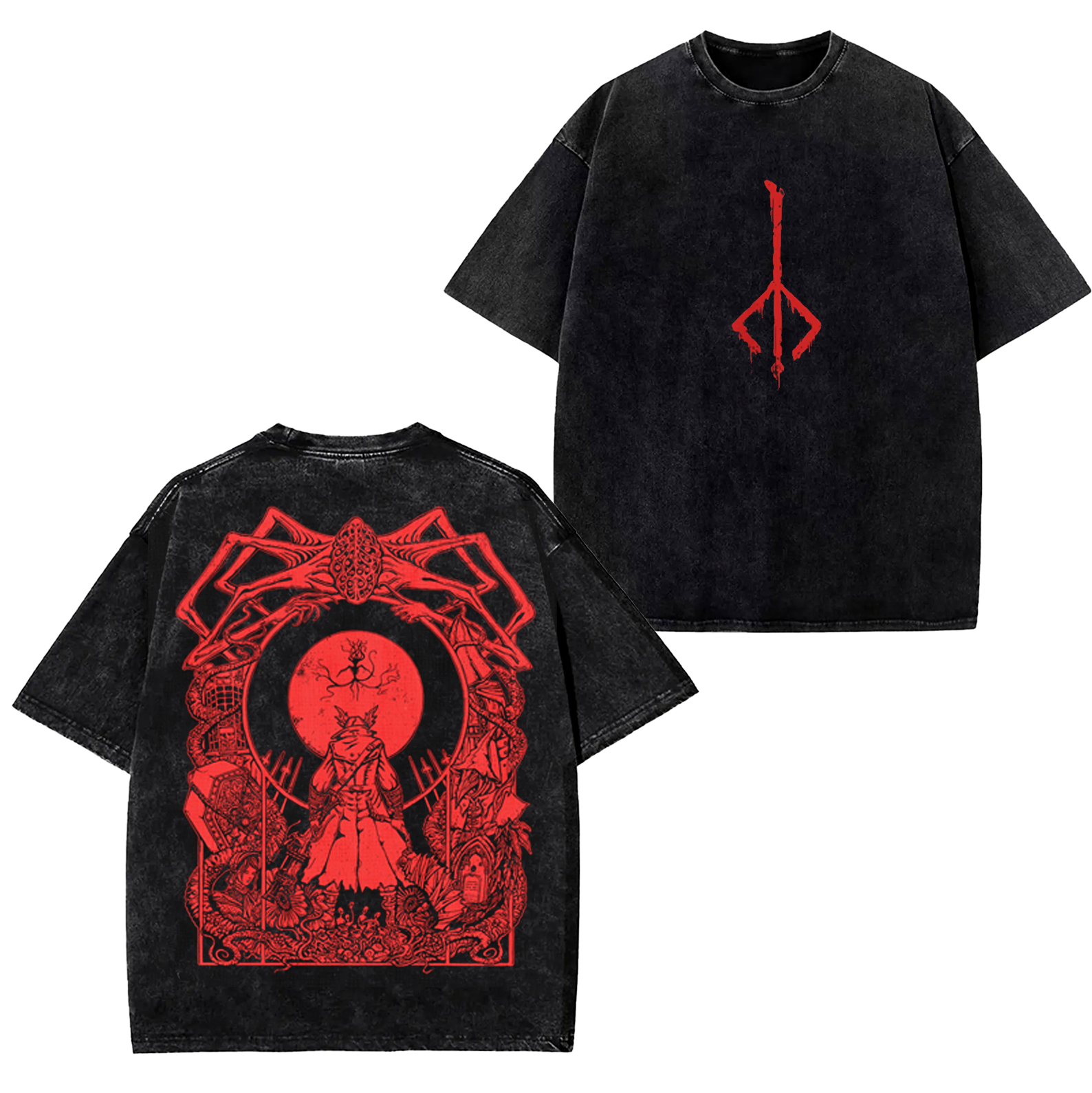 Bloodborne Blood Moon Hooded Tee/Sweatshirt/Hoodie