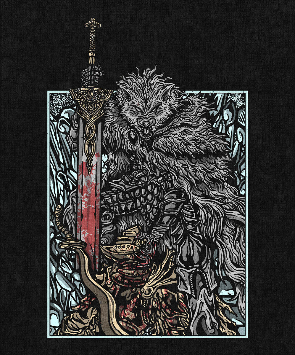 Elden Ring Blaidd the Half-Wolf Grim Shirt/Sweatshirt/Hoodie