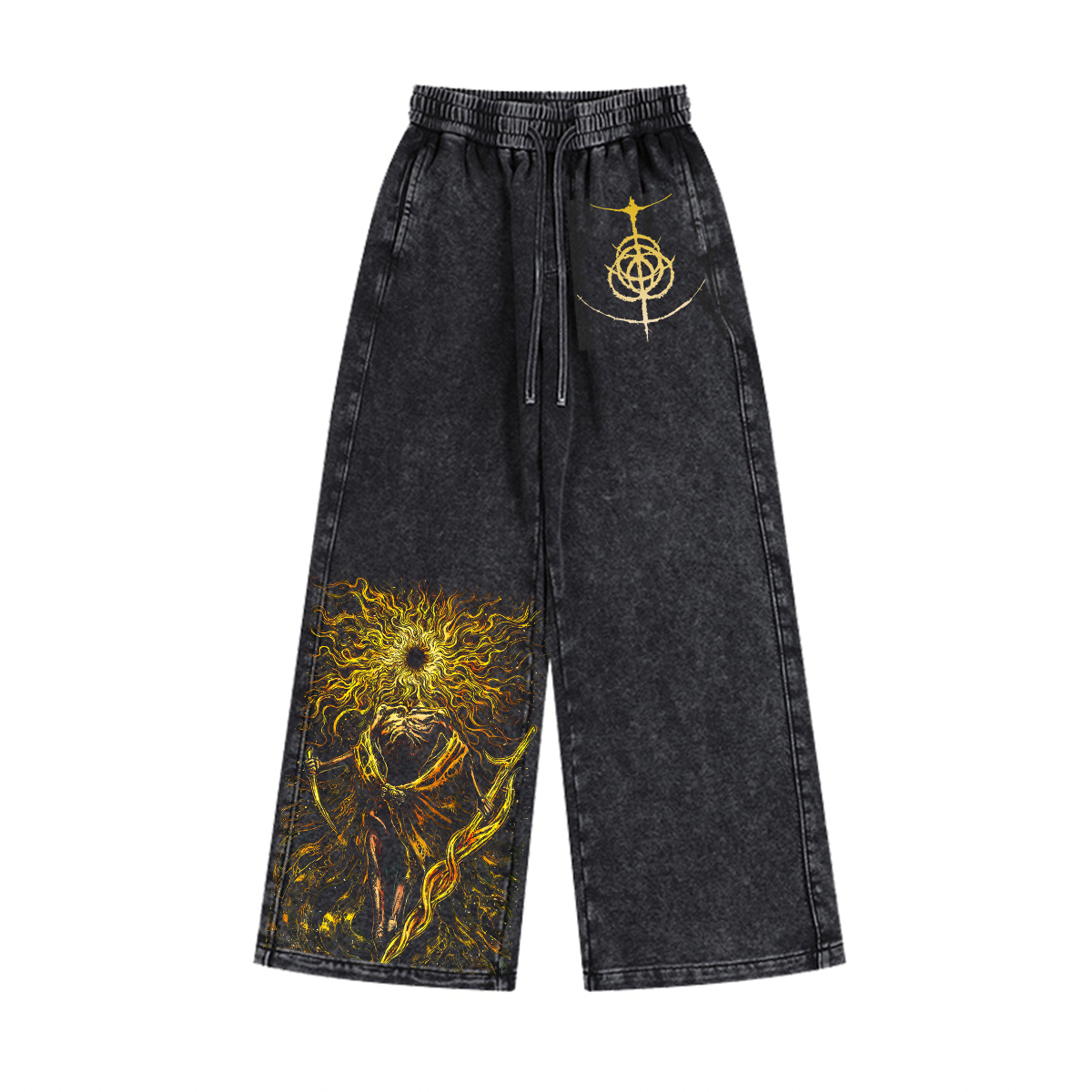 The Lord of Frenzied Flame Elden Ring Unisex Washed Pants