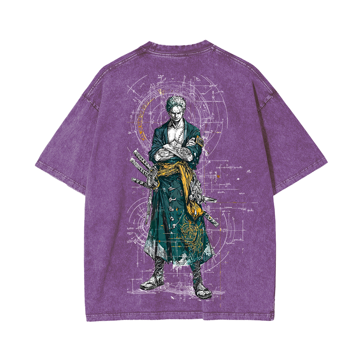 Sanji X Zoro X Luffy One Piece Unisex Washed T-Shirt