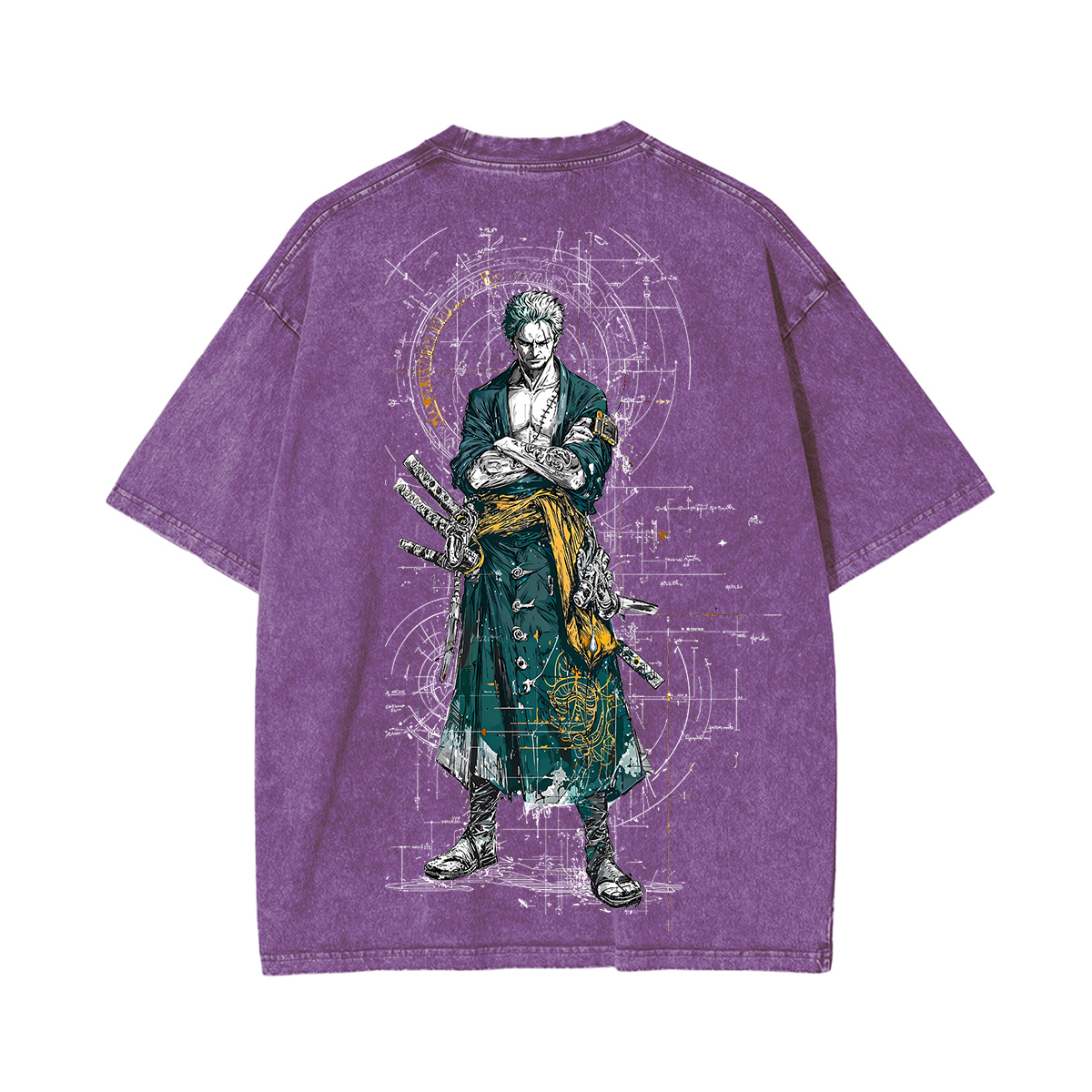 Sanji X Zoro X Luffy One Piece Unisex Washed T-Shirt