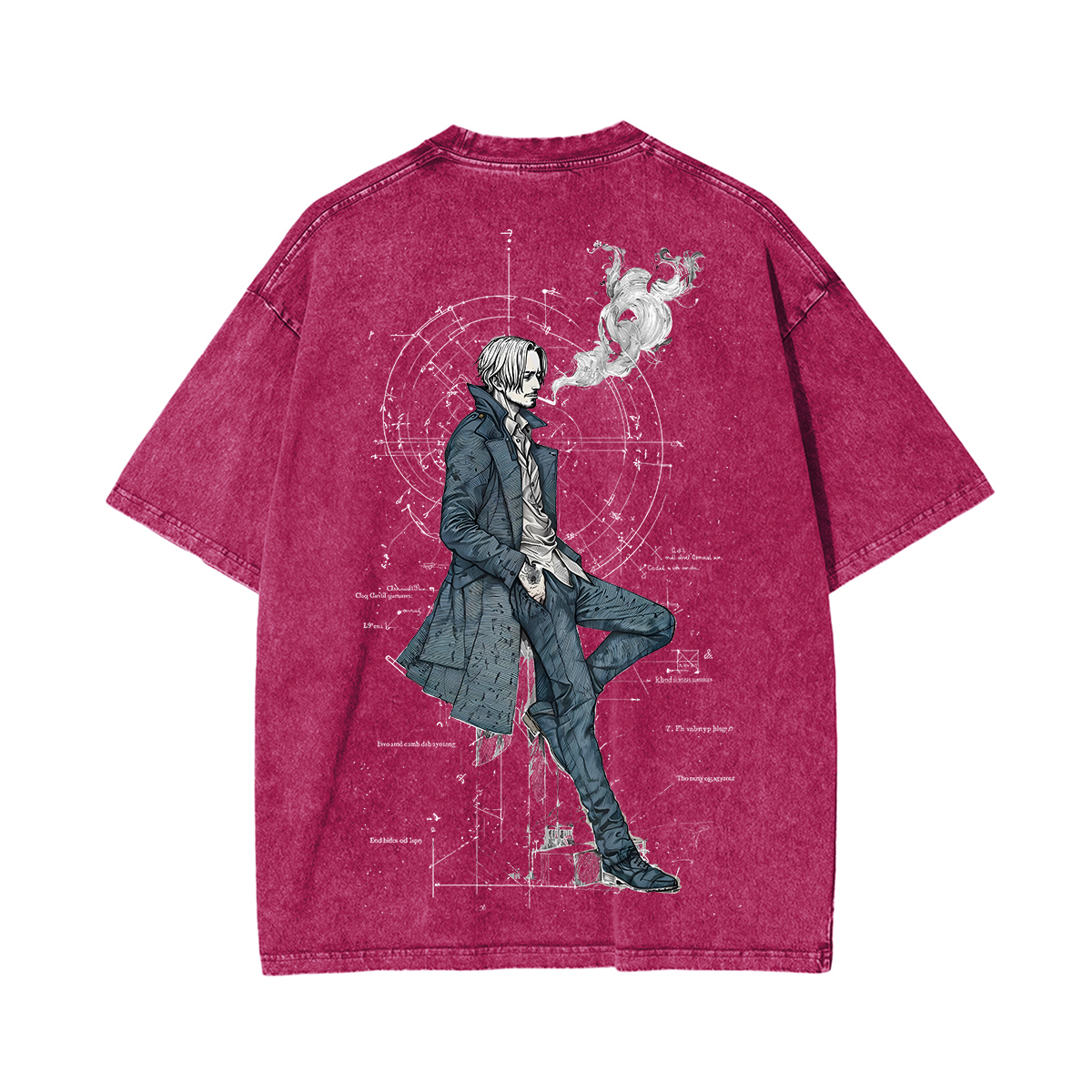 Sanji One Piece Unisex Washed T-Shirt