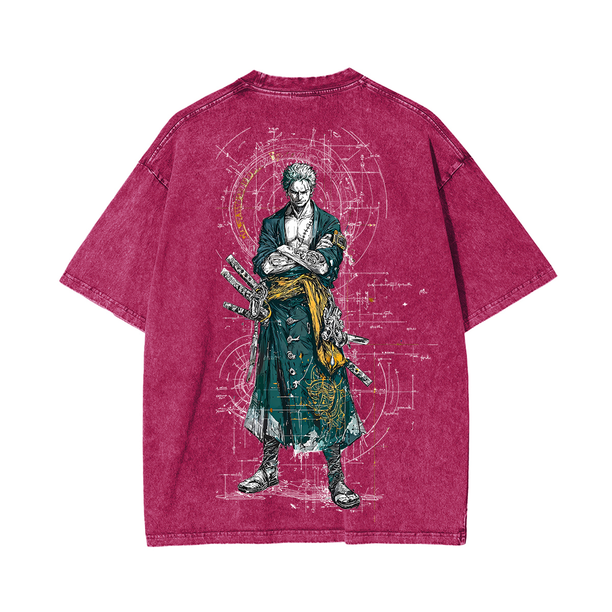 Sanji X Zoro X Luffy One Piece Unisex Washed T-Shirt