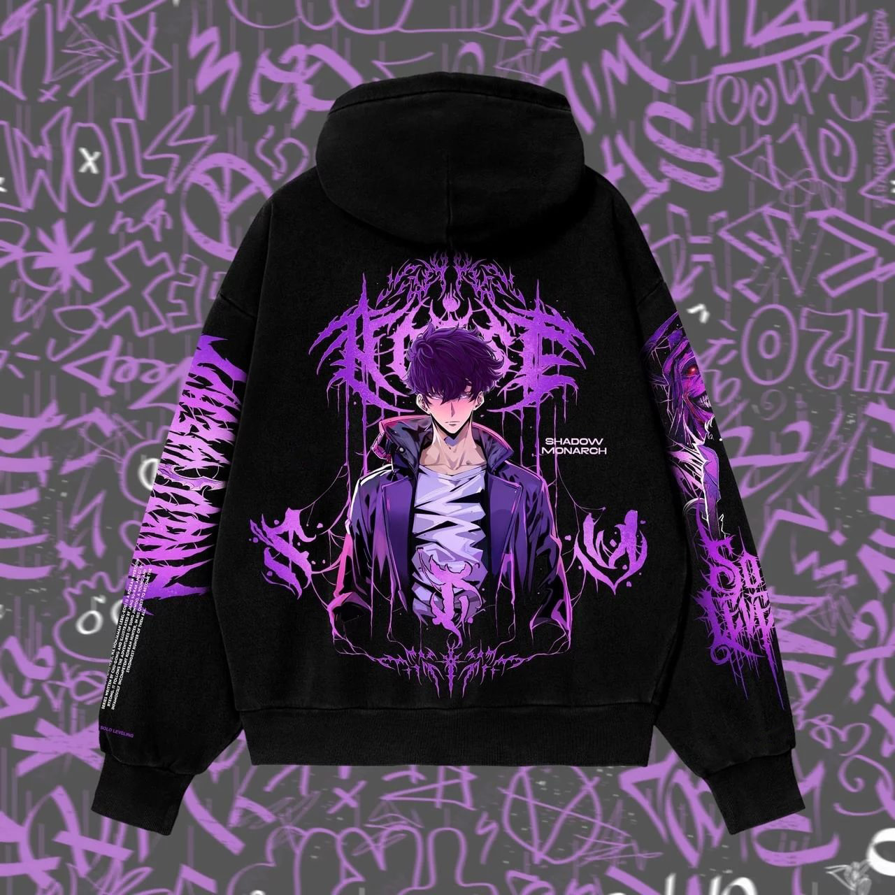 Sung Jin Woo Oversized Zip-Hoodie