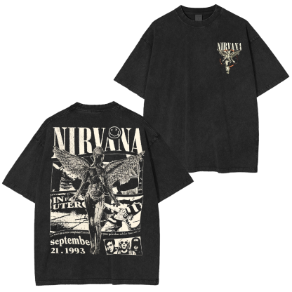 Nirvana Unisex Washed T-Shirt