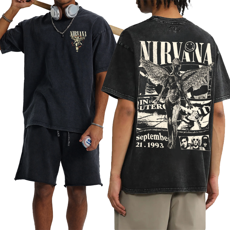 Nirvana Unisex Washed T-Shirt
