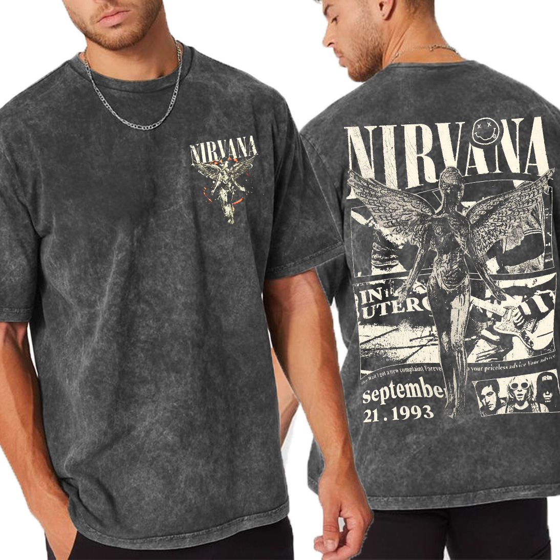 Nirvana Unisex Washed T-Shirt