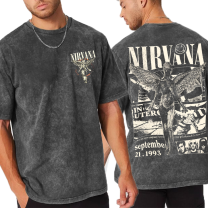 Nirvana Unisex Washed T-Shirt