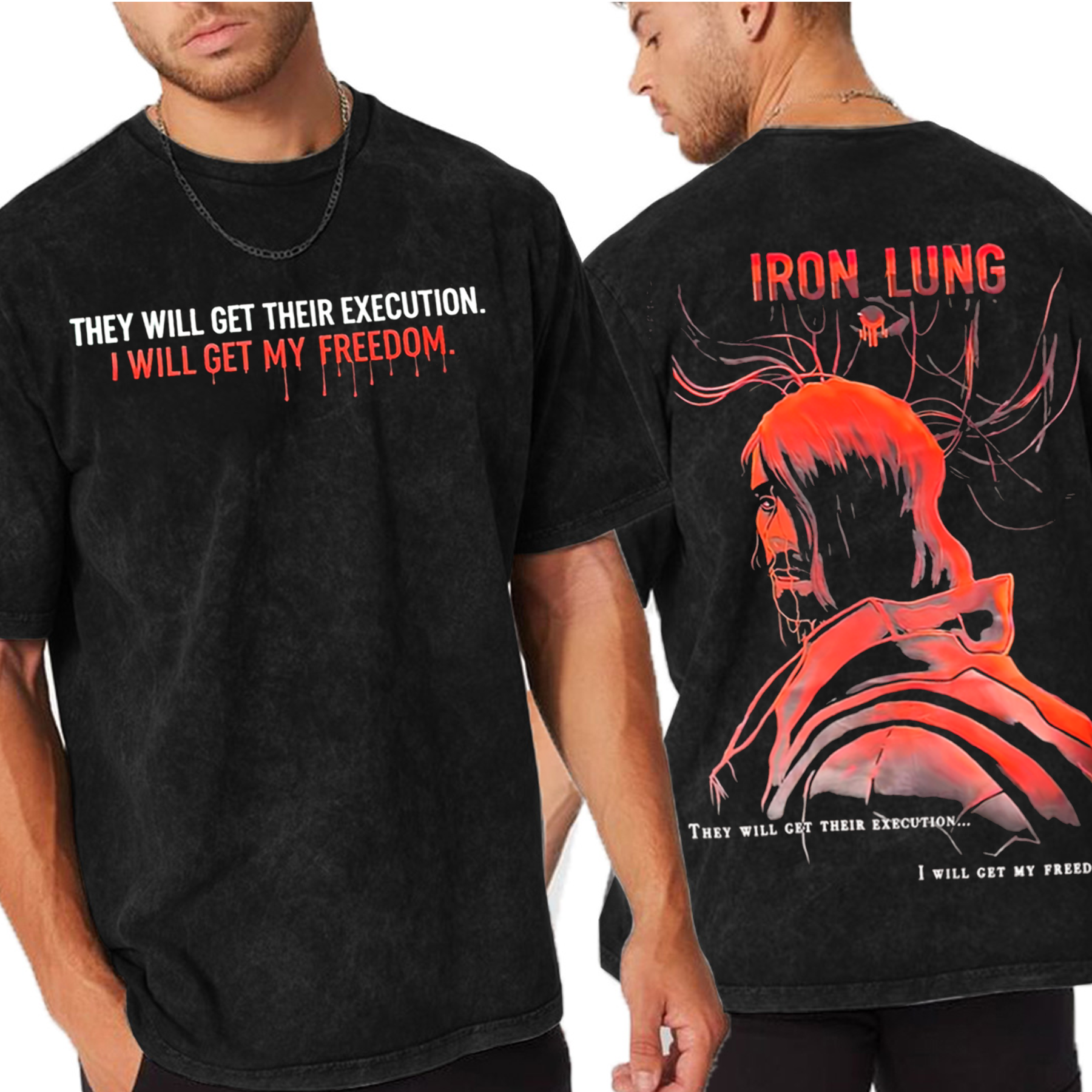 Iron Lung horror movie  Oversized T-shirt/Crewneck/Hoodie