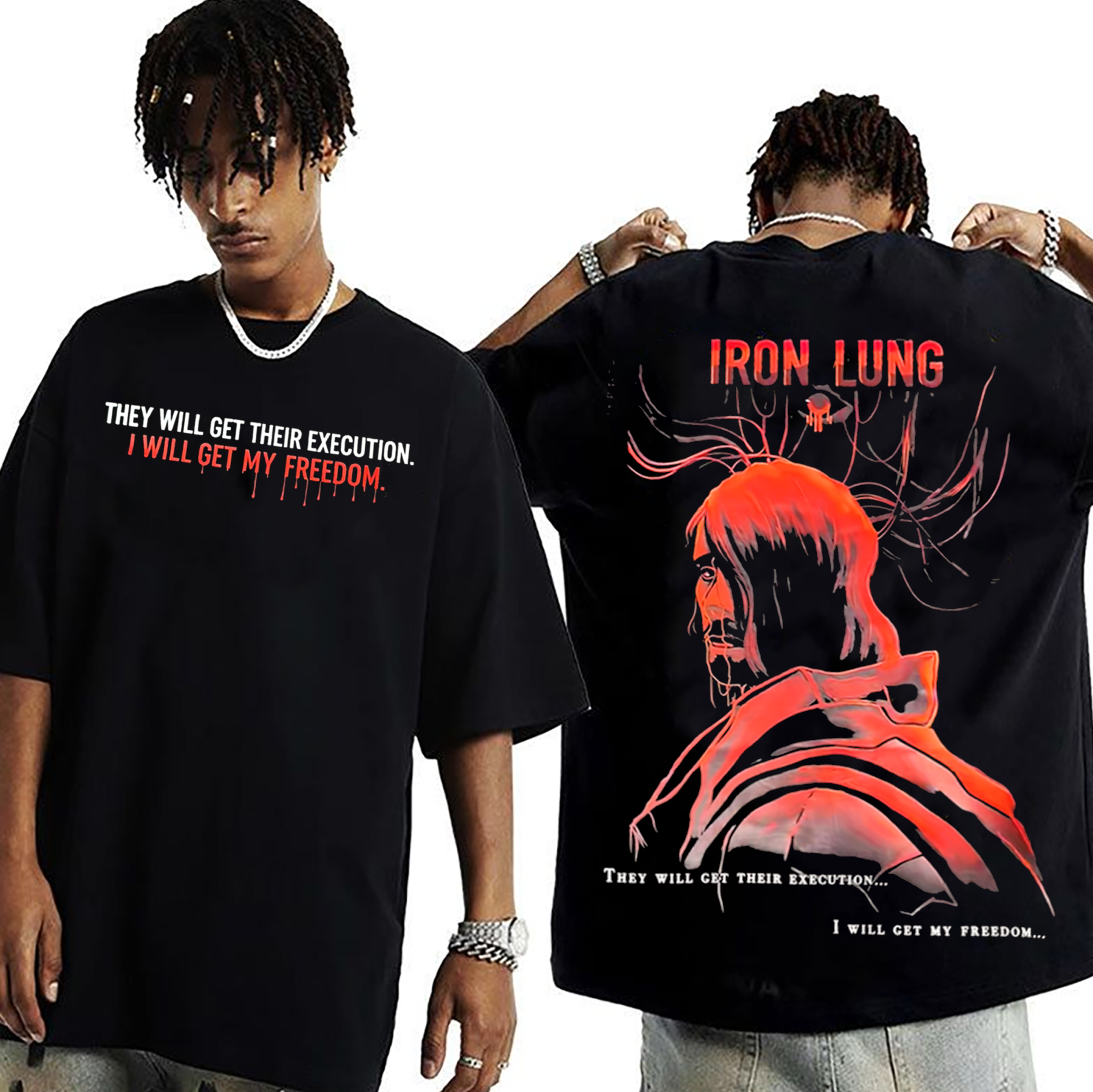 Iron Lung horror movie  Oversized T-shirt/Crewneck/Hoodie