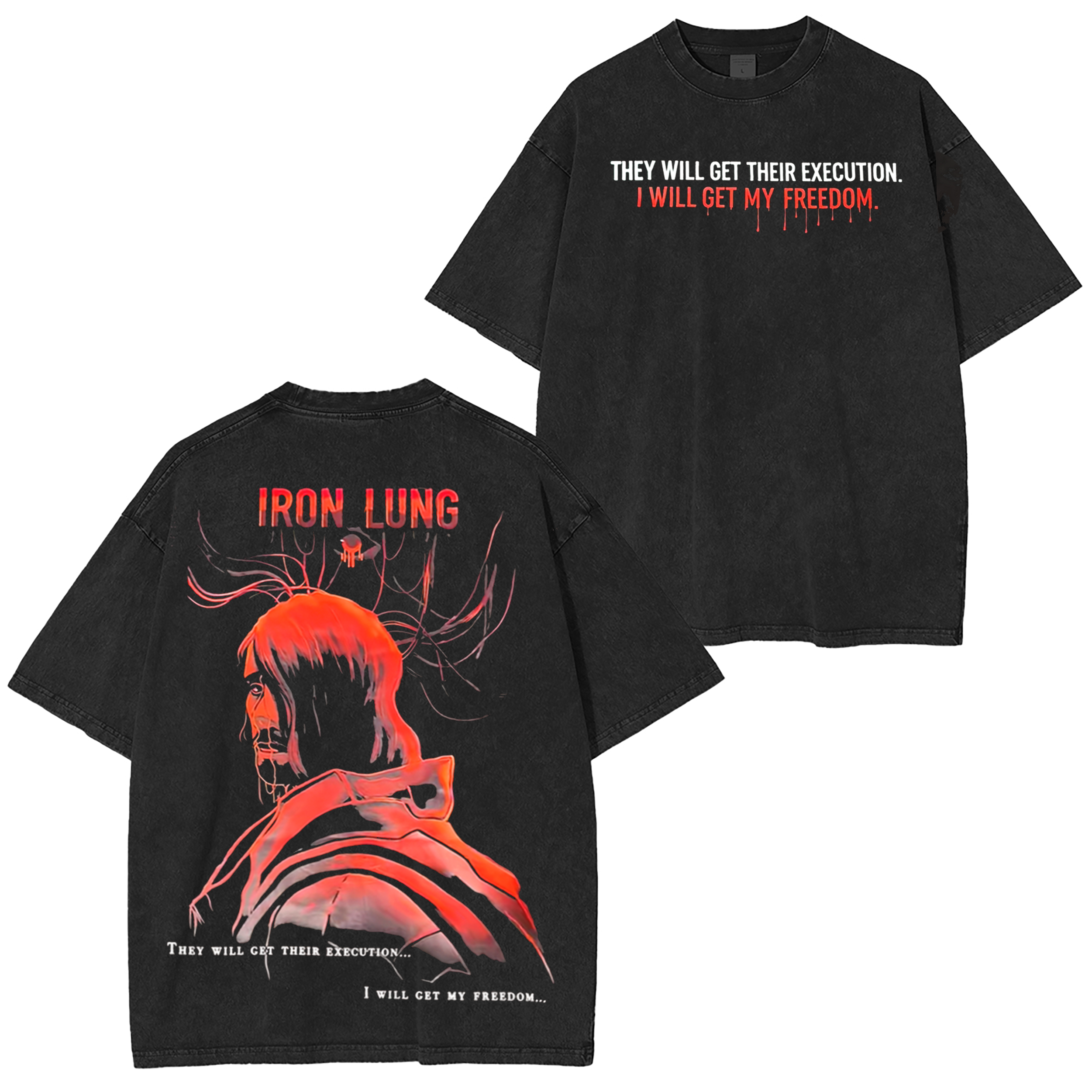 Iron Lung horror movie  Oversized T-shirt/Crewneck/Hoodie
