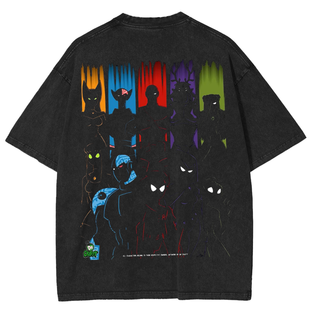 Teen Titans Unisex Washed T-Shirt
