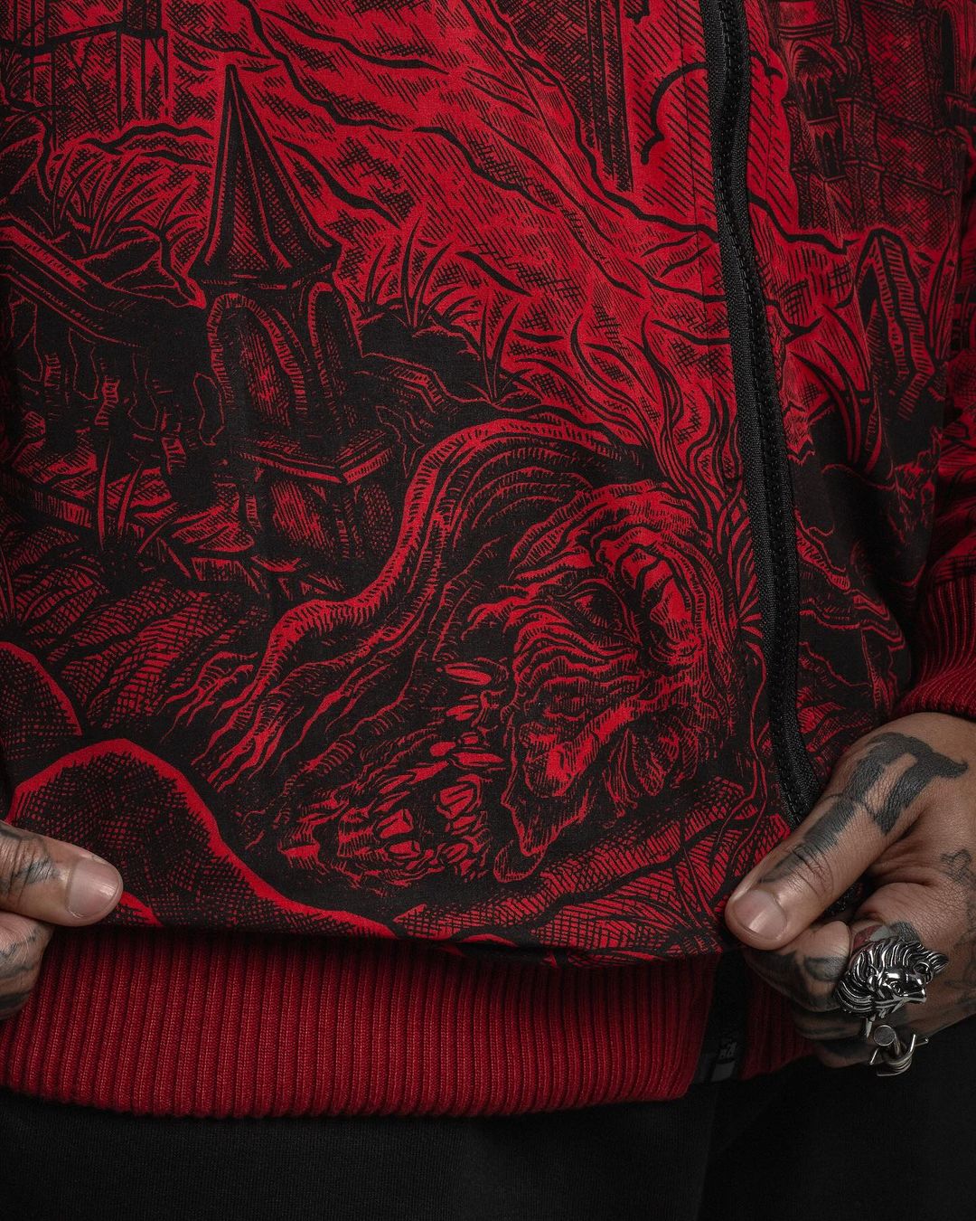 Bloodborne Reversible Bomber Jacket