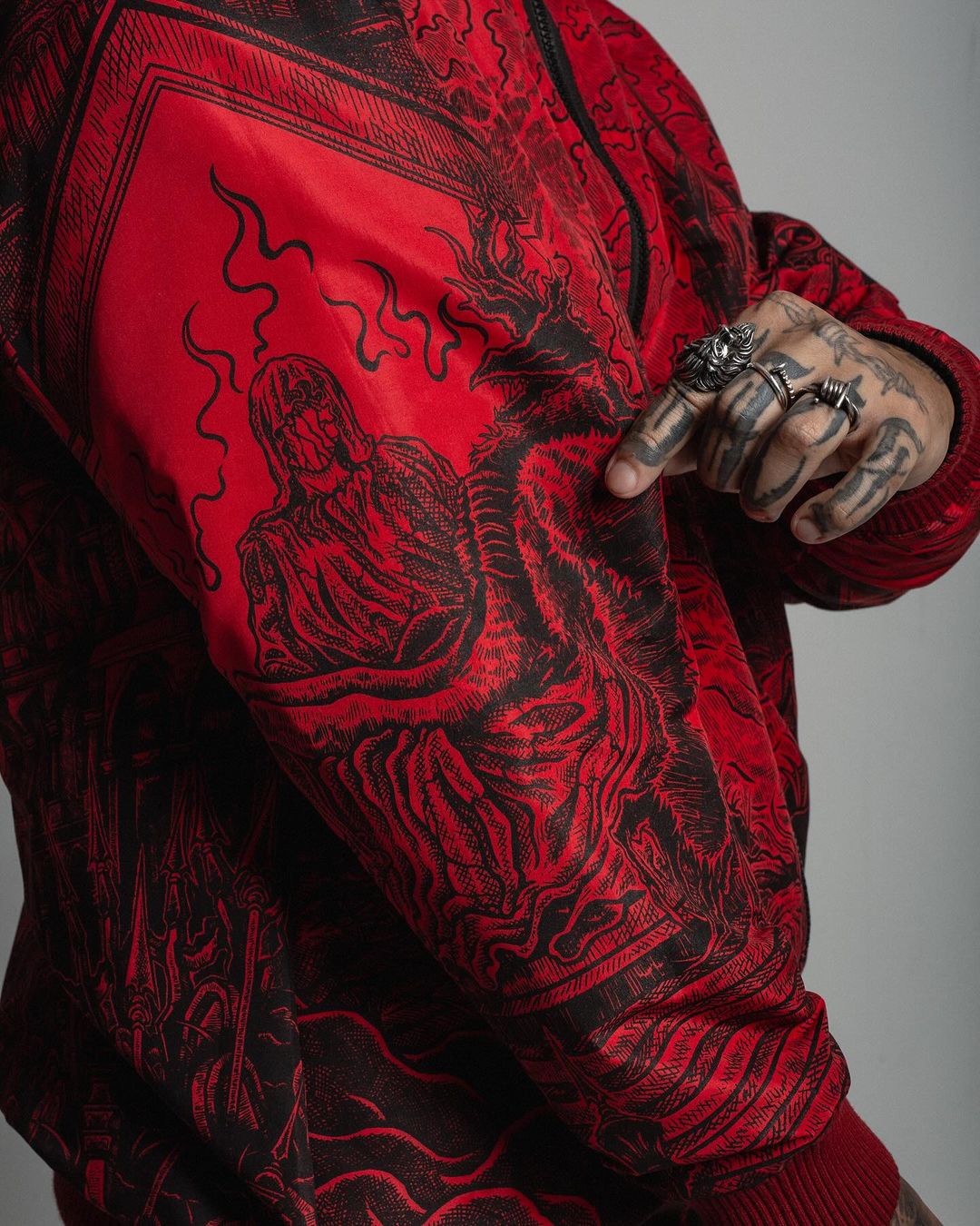 Bloodborne Reversible Bomber Jacket