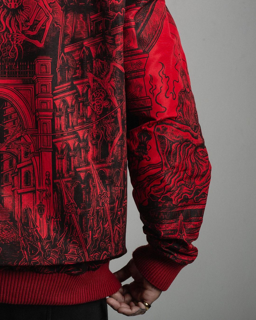 Bloodborne Reversible Bomber Jacket