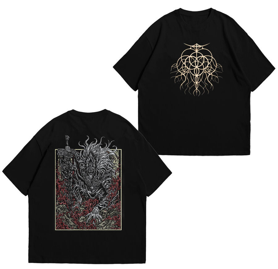 [Copy]Bloodborne Red Logo Fear The Old Blood Chest Classic Crewneck Sweatshirt