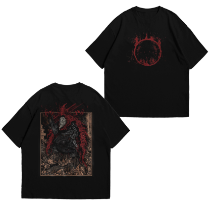 Dark Souls Slave Knight Gael Grim Hooded  T-Shirt/ Crewneck Sweatshirt/Hoodie
