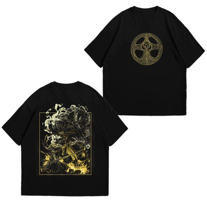 Elden Ring Godfrey First Elden Lord Hooded  T-Shirt/ Crewneck Sweatshirt/Hoodie