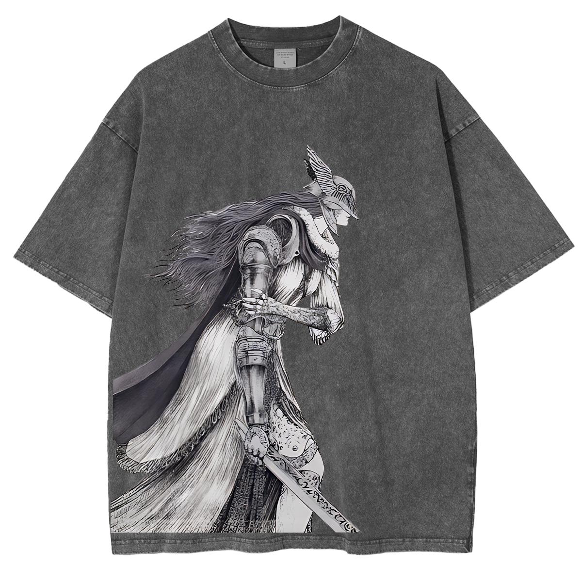 Eldenn Ringg Vintage Unisex Washed T-shirt