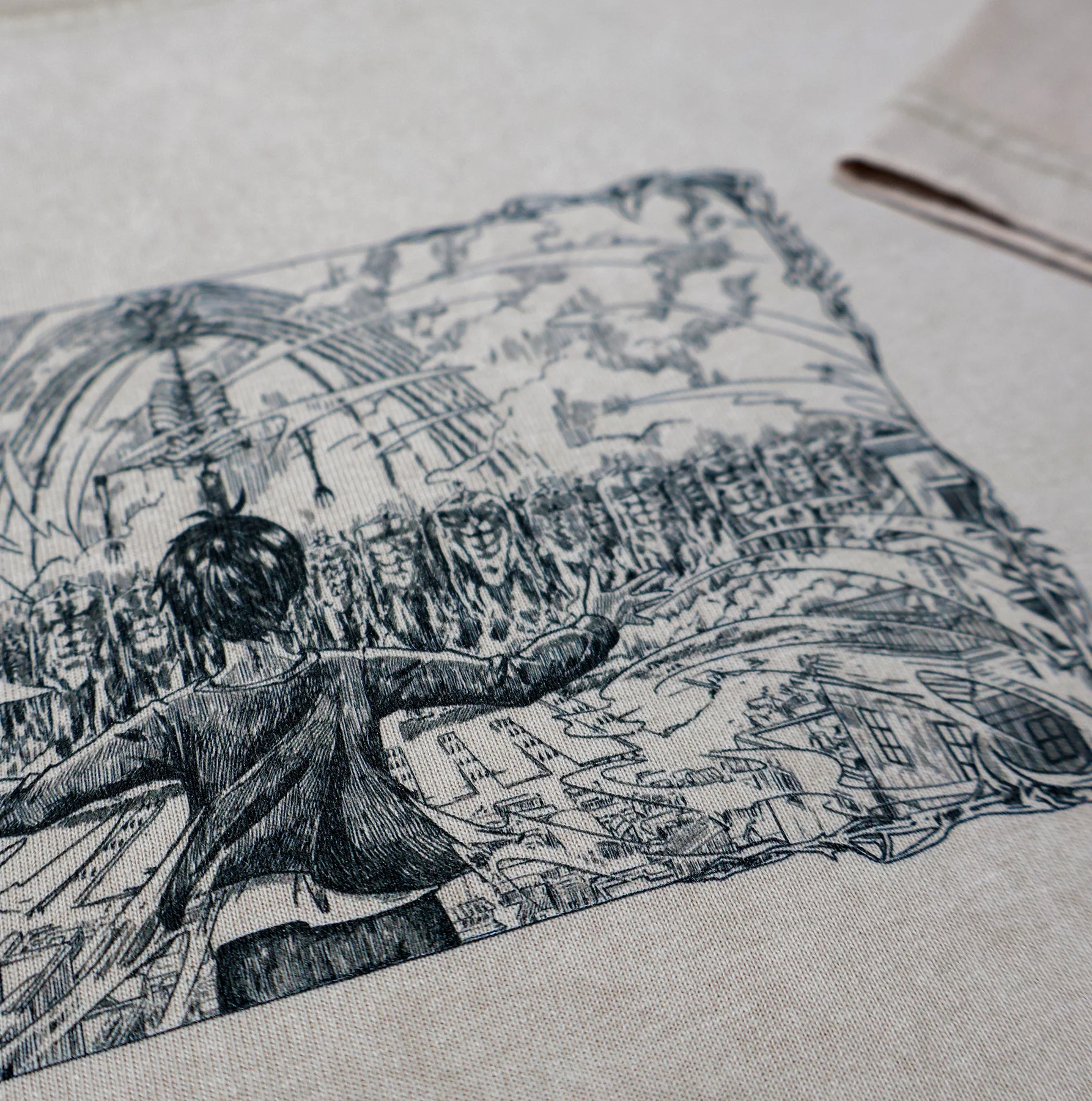 Attack on Titan FREEDOM ACID WASH T-Shirt