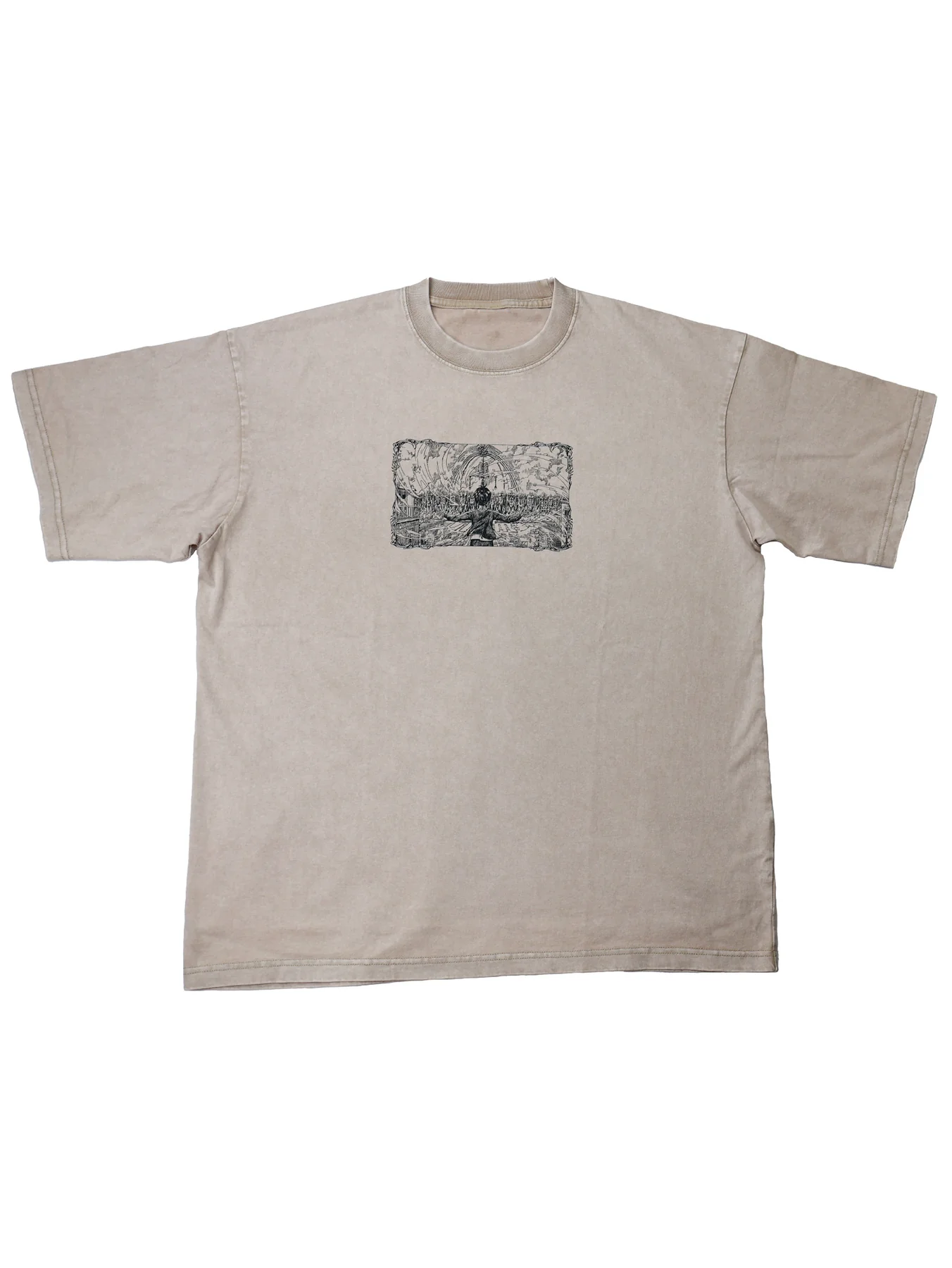 Attack on Titan FREEDOM ACID WASH T-Shirt
