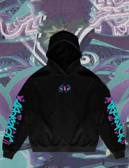 Unisex Oversize Arcane Fizzarolli Black Hoodie