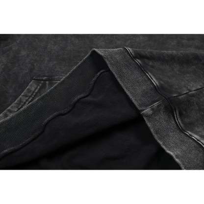Anime Berserk Retro Washed 2-Sided Vintage Oversized Hoodie