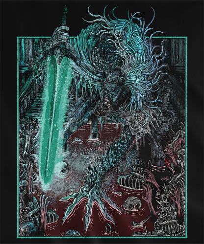 Bloodborne Ludwig the Accursed Holy Blade Grim Hooded  T-Shirt/ Crewneck Sweatshirt/Hoodie