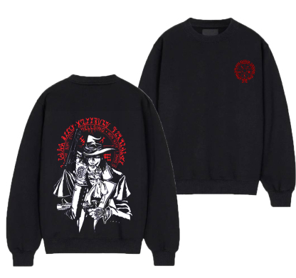 Hellsing Alucard Classic Oversized T-Shirt/Sweatshirt/Hoodie