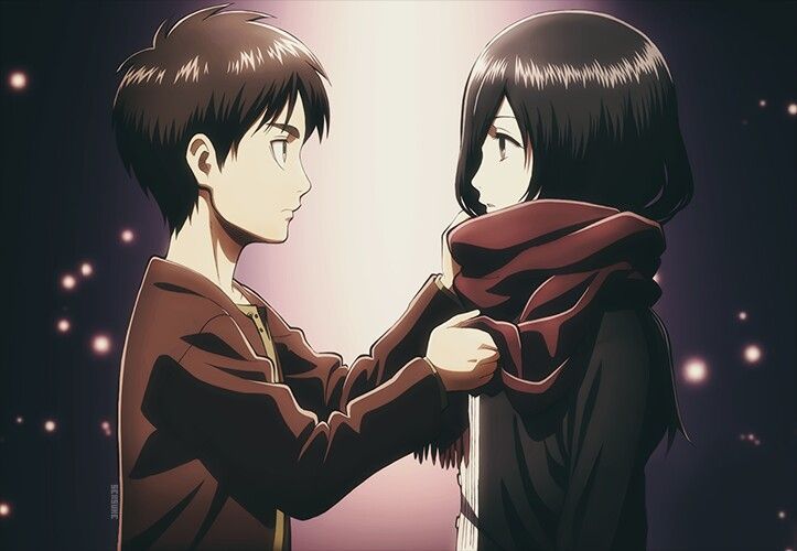 Eren x Mikasa Crewneck T-Shirt