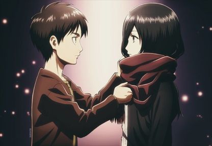 Eren x Mikasa Crewneck T-Shirt