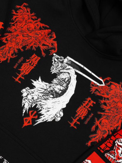 Berserk Blk Oversize Hoodie