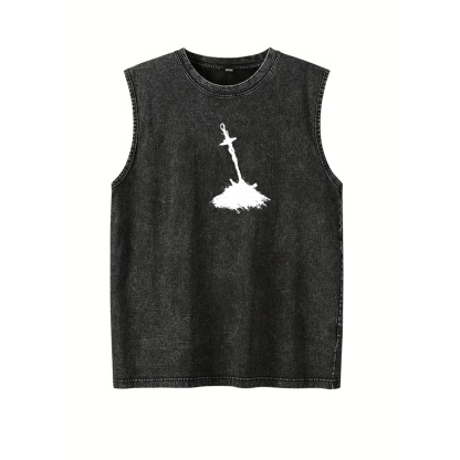 Dark Soul v2 Unisex Washed Tank Top