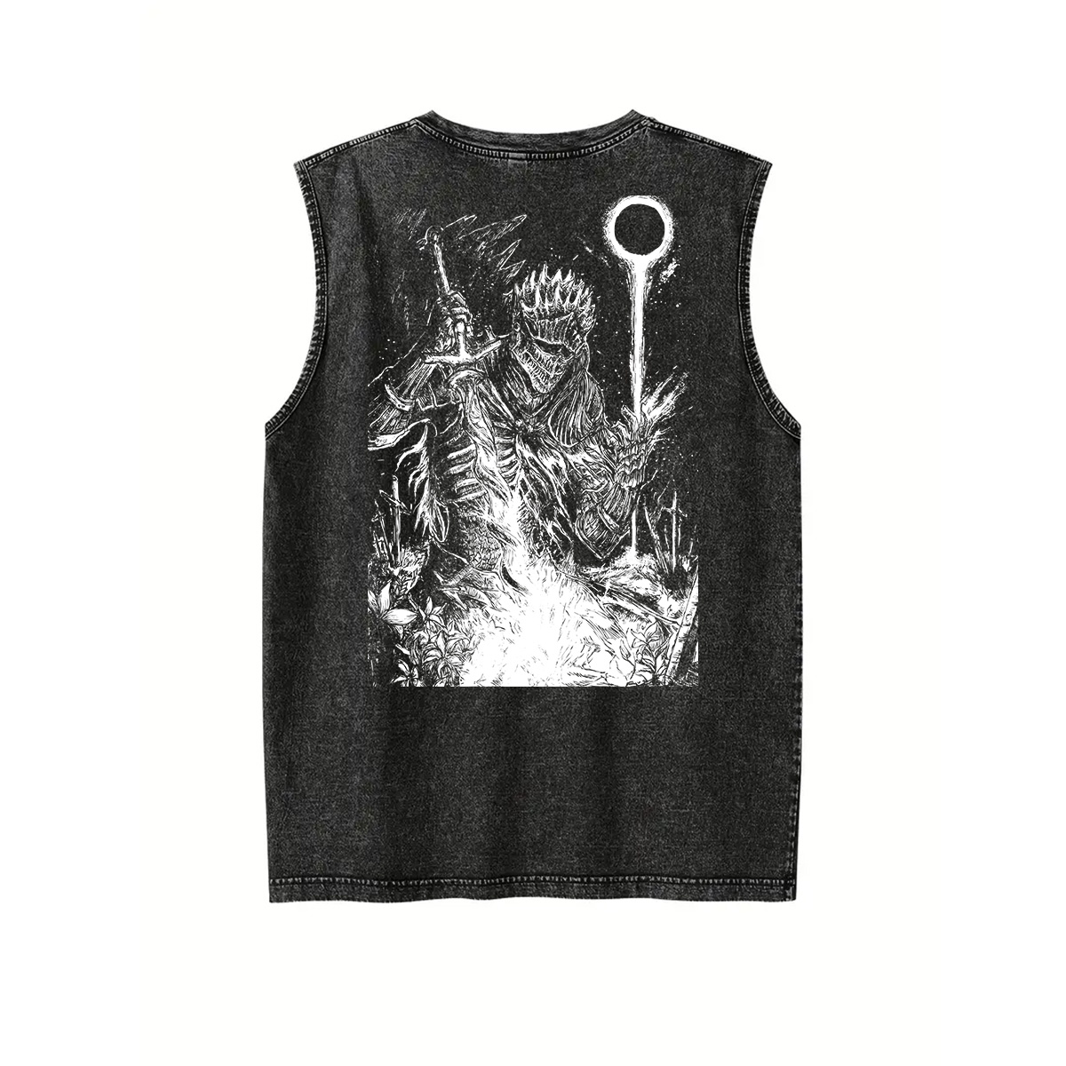 Dark Soul v2 Unisex Washed Tank Top